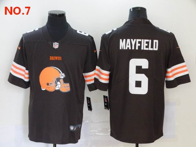 Men's Cleveland Browns #6 Baker Mayfield Jesey NO.7;